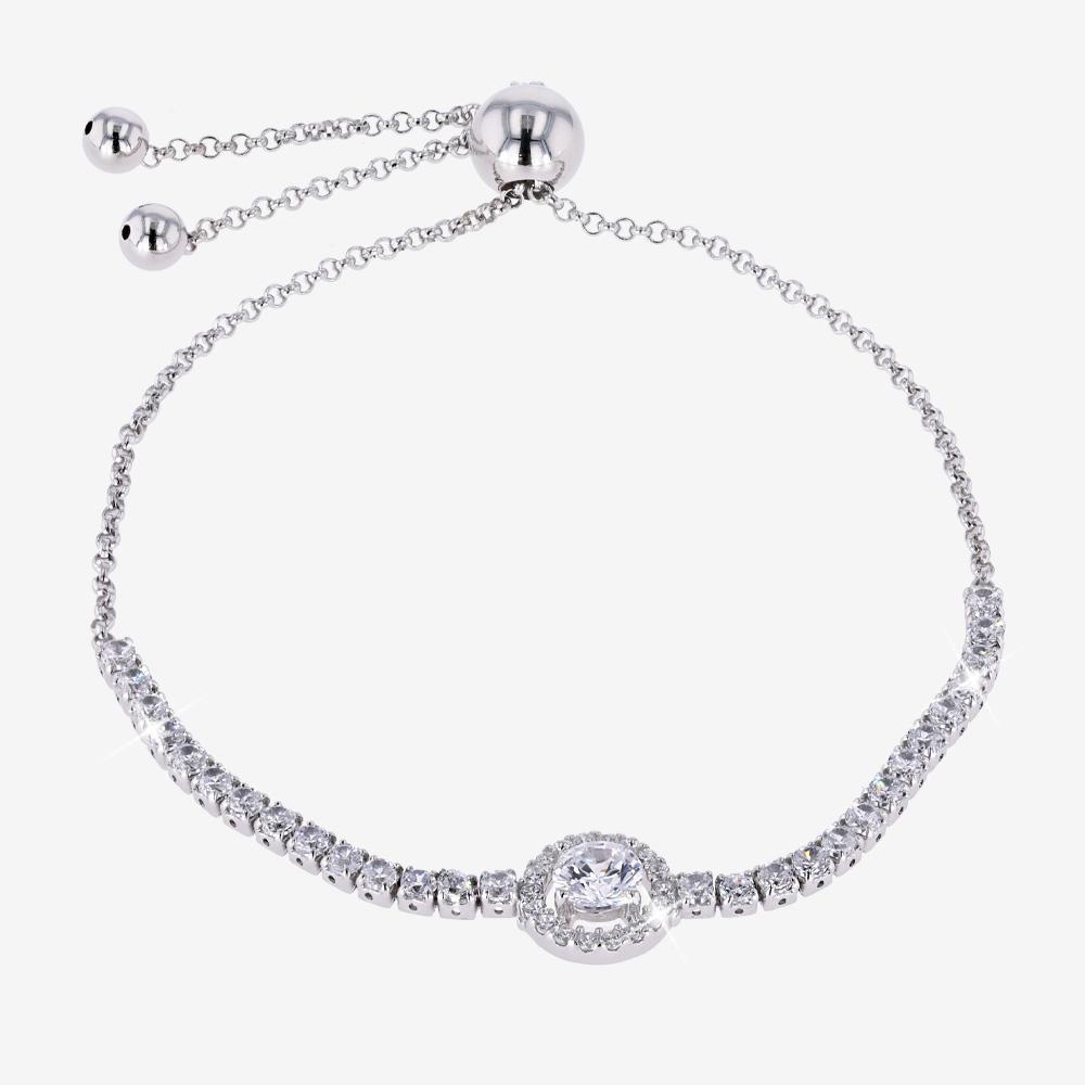 Silver Halo Friendship Bracelet