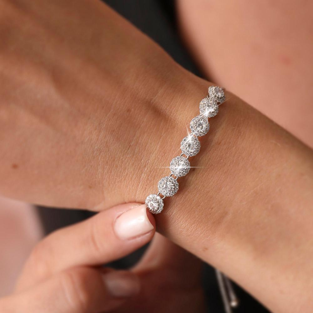 Silver Halo Friendship Bracelet Warren James