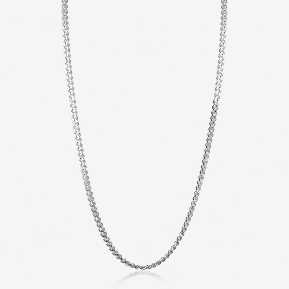 Sterling Silver 18 inch Curb Chain