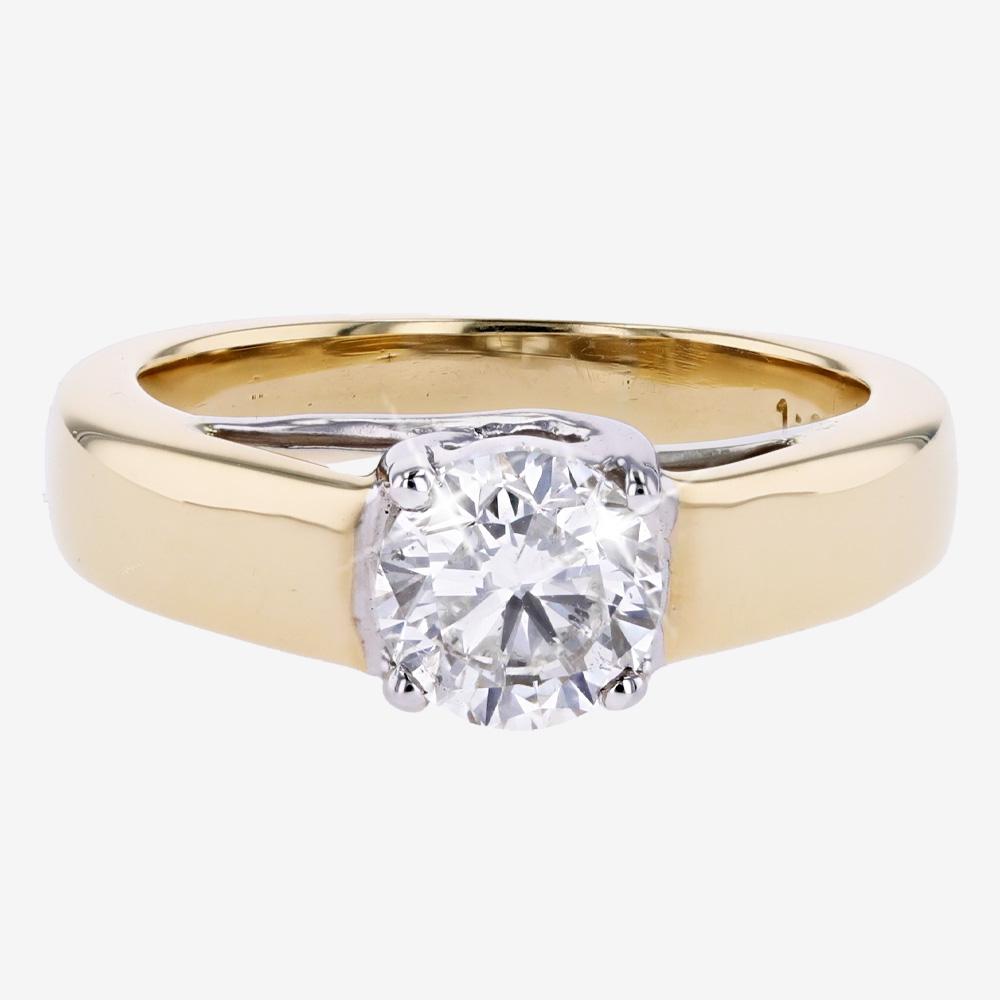 18ct Gold Solitaire Diamond Ring 1.00ct