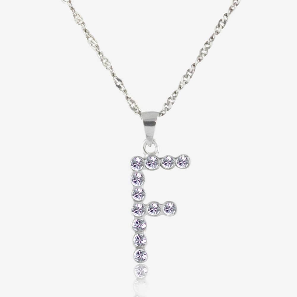 Swarovski alphabet necklace Clearance