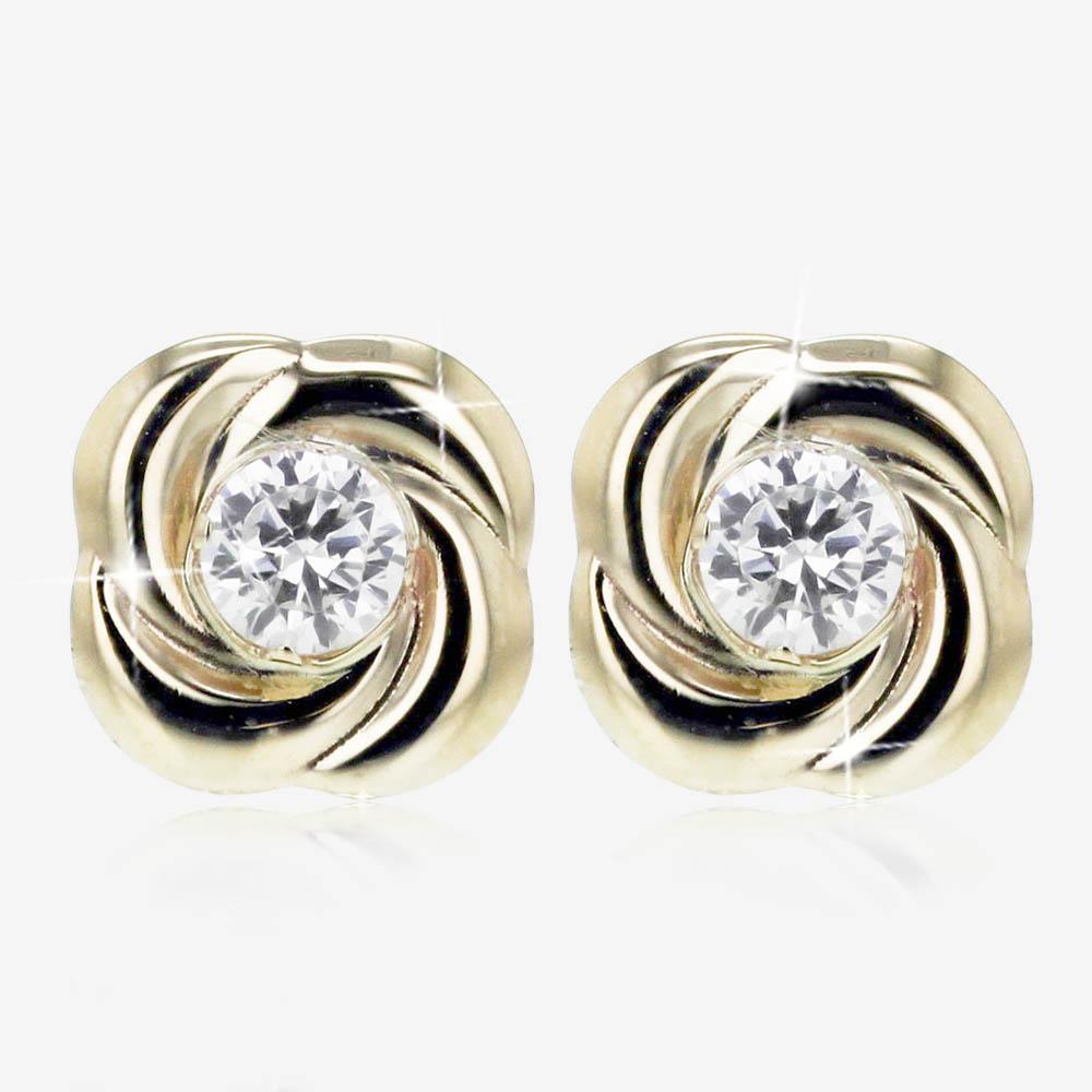 Warren james gold studs Clearance
