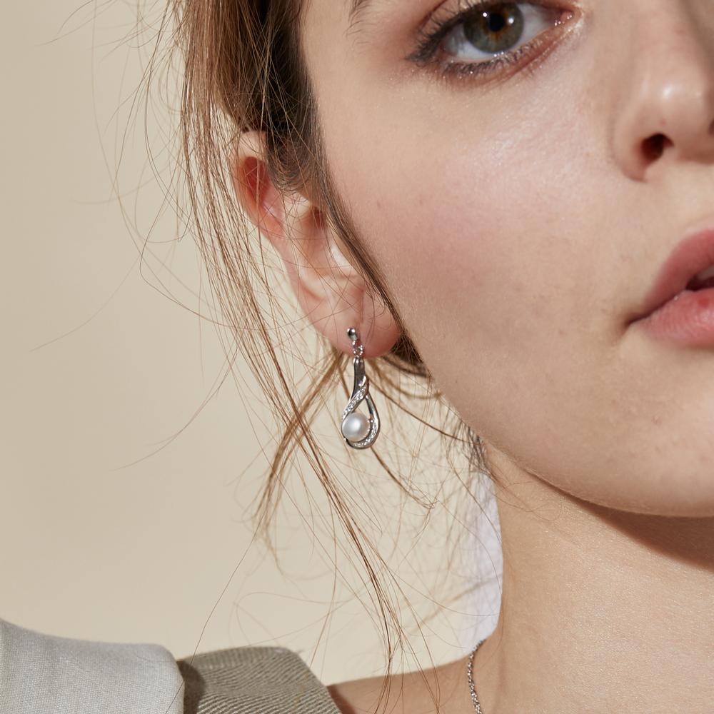 Pearl earrings warren james Clearance