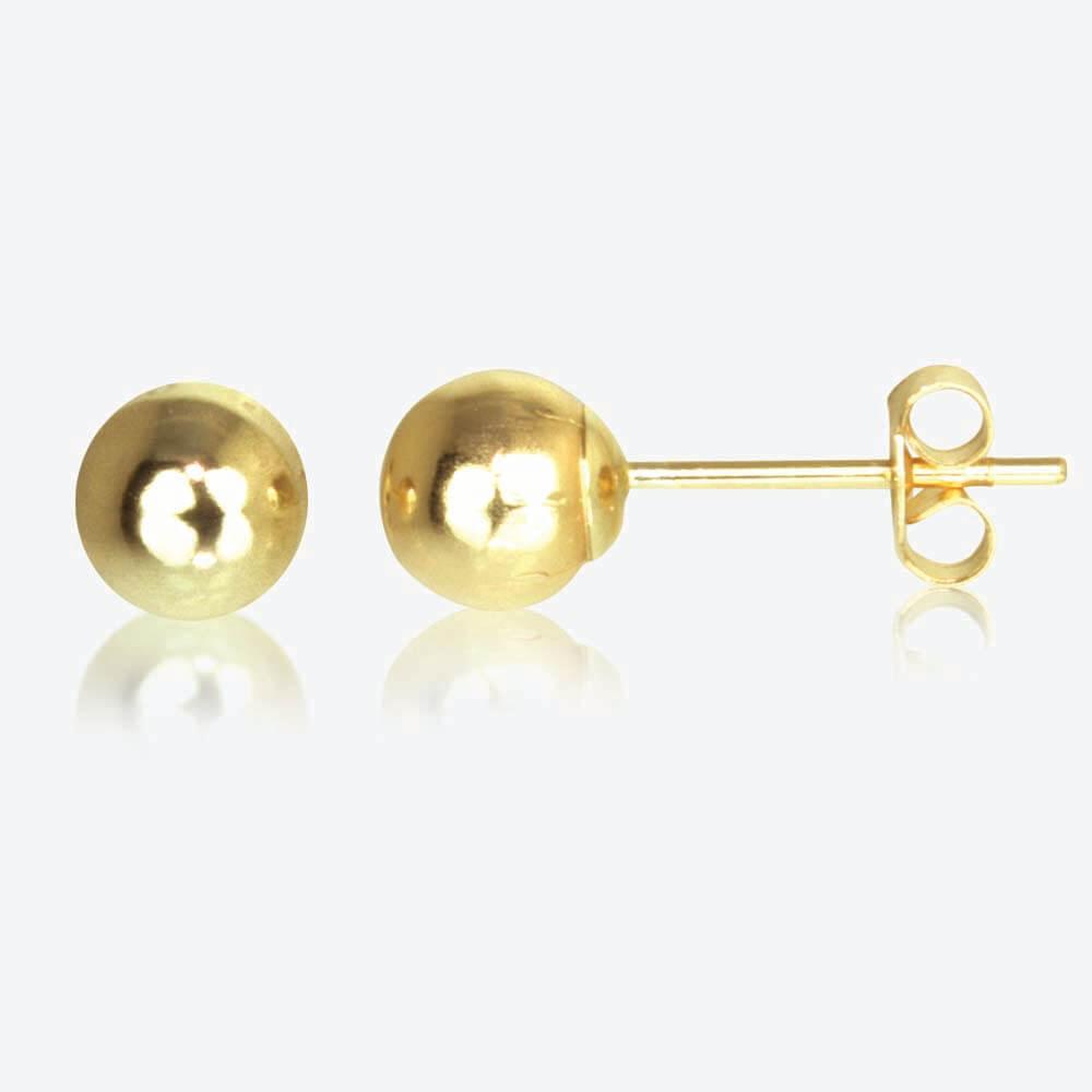 Paula 9ct Gold 5mm Ball Studs