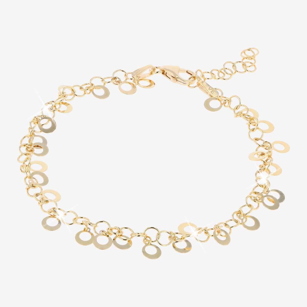warrenjames.co.uk | 18ct Gold Vermeil On Silver Circles Bracelet