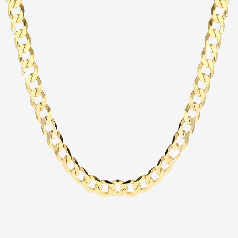 Royal Chain 14K 16in White Gold Figaro Chain with Spring Ring Clasp WFIG050  - Hayden Jewelers