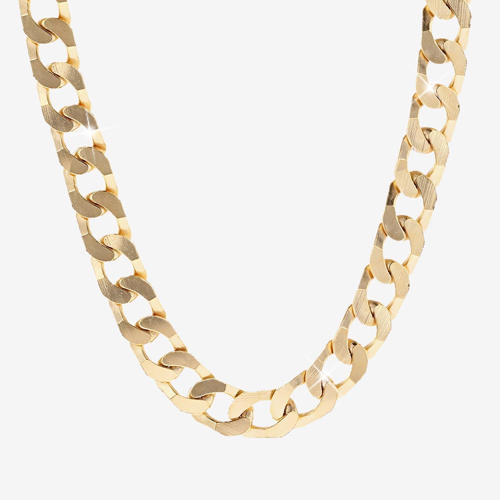 Mens silver chains warren james Clearance