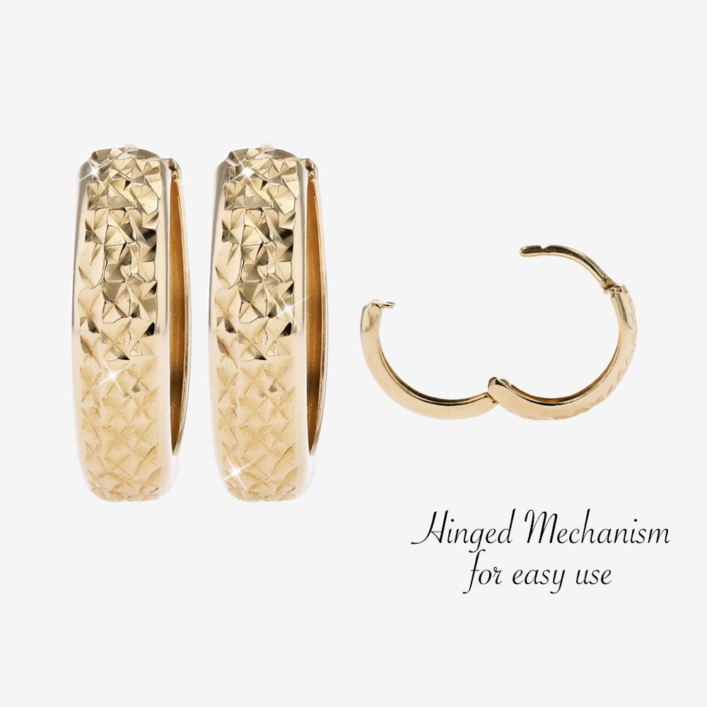 Gold Stud Earrings - Mens Stud Earrings | Twistedpendant