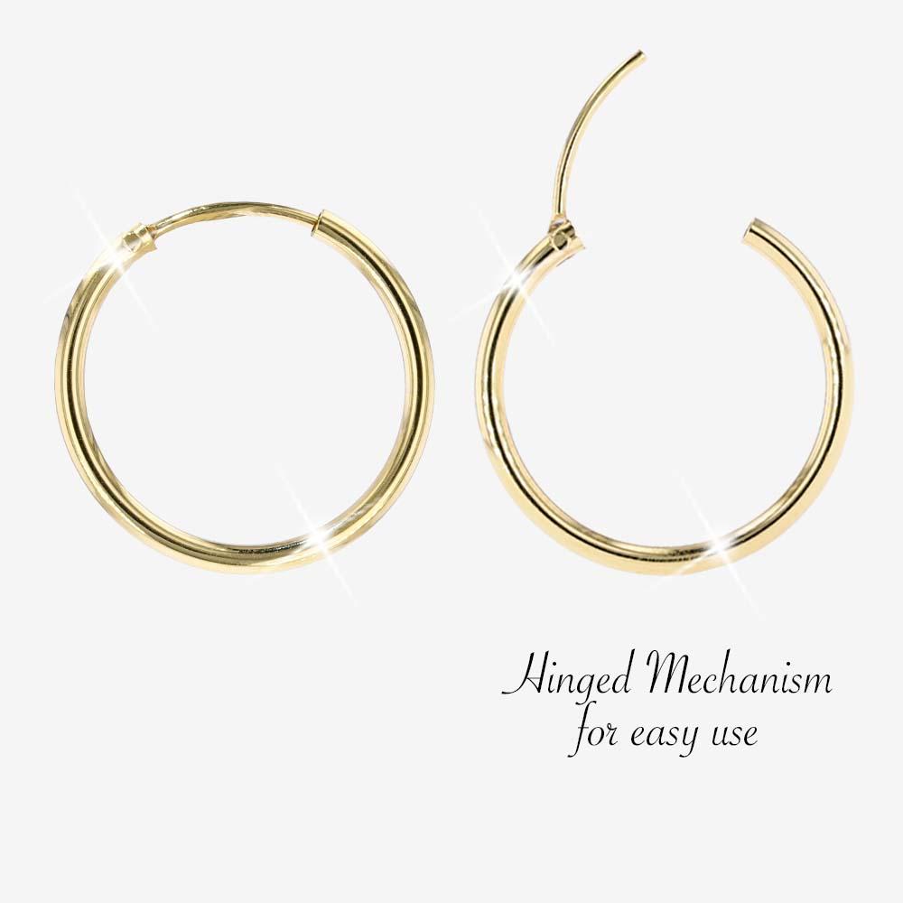 Baya Hoop Earrings | 18ct Gold Plated | Earrings, Hoop earrings, Ring  shopping