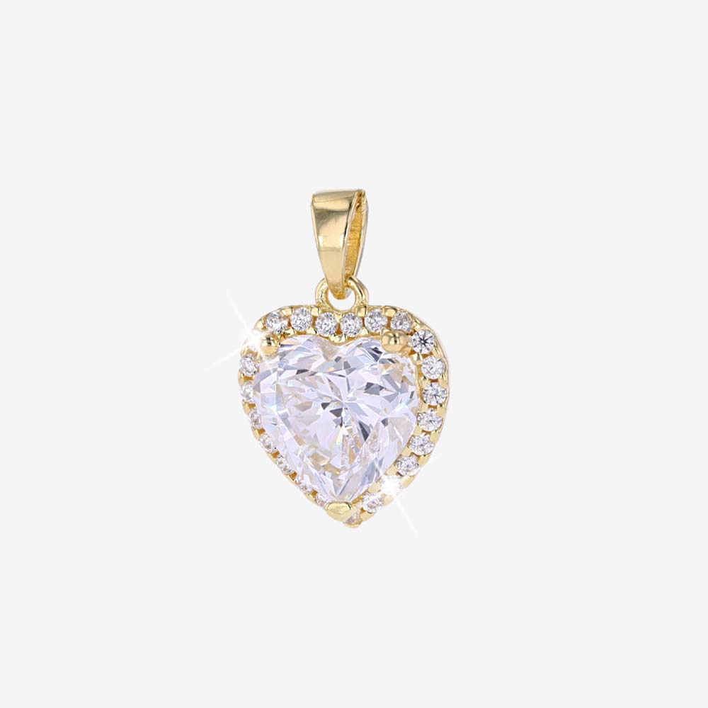warrenjames.co.uk | 18ct Gold Vermeil on Silver Designer Heart Necklace