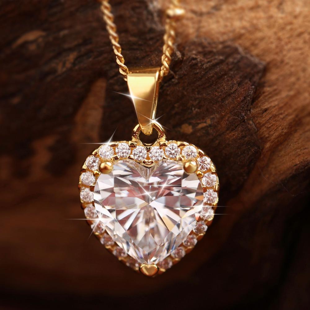 18ct Gold Vermeil on Silver Designer Heart Necklace Warren James