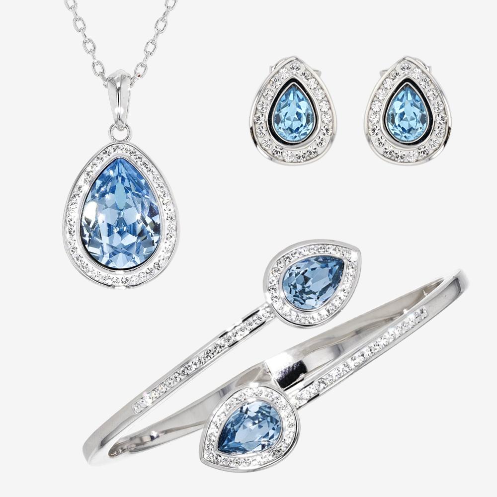 Swarovski earring and necklace set Clearance