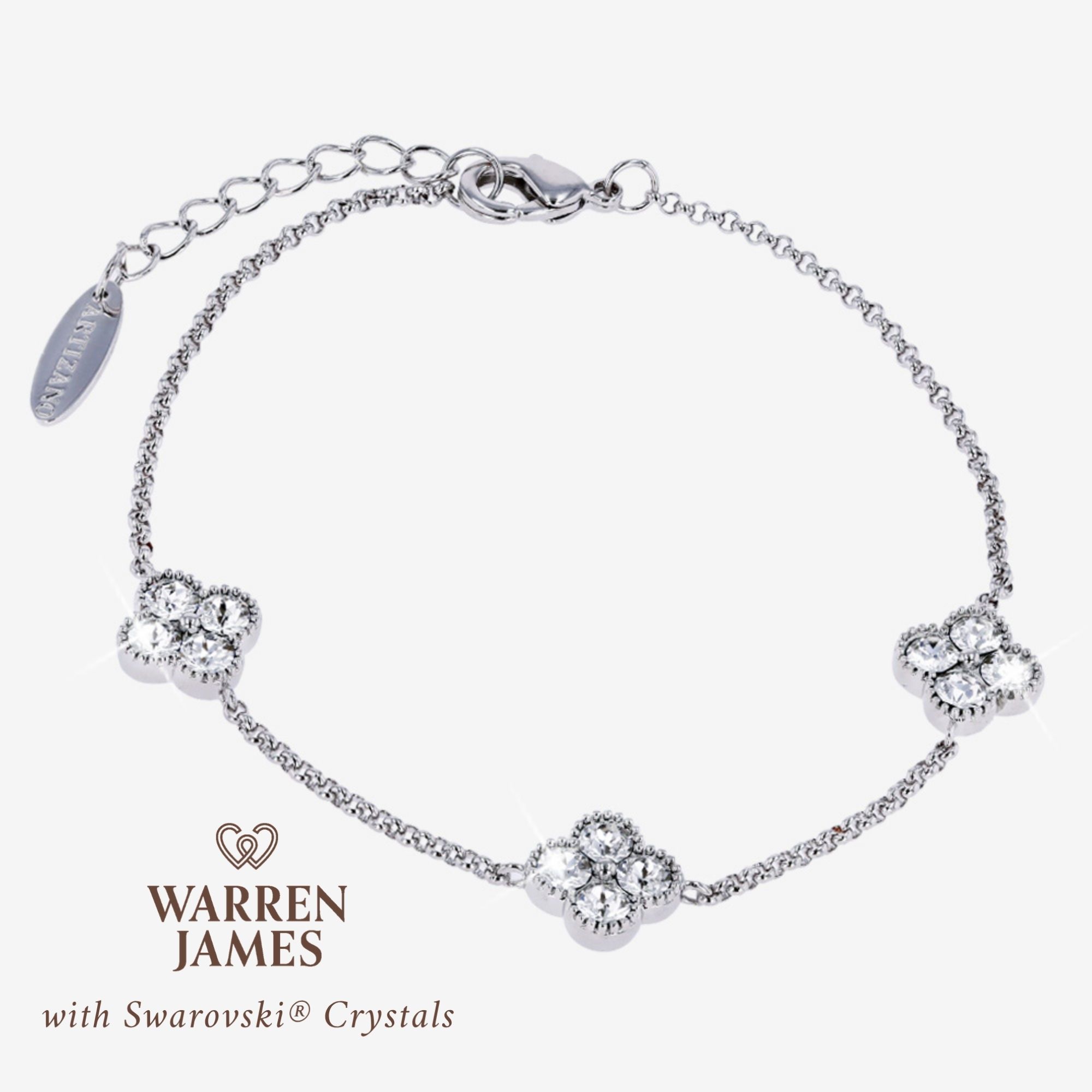 Paris Clover Bracelet With Swarovski&reg; Crystals