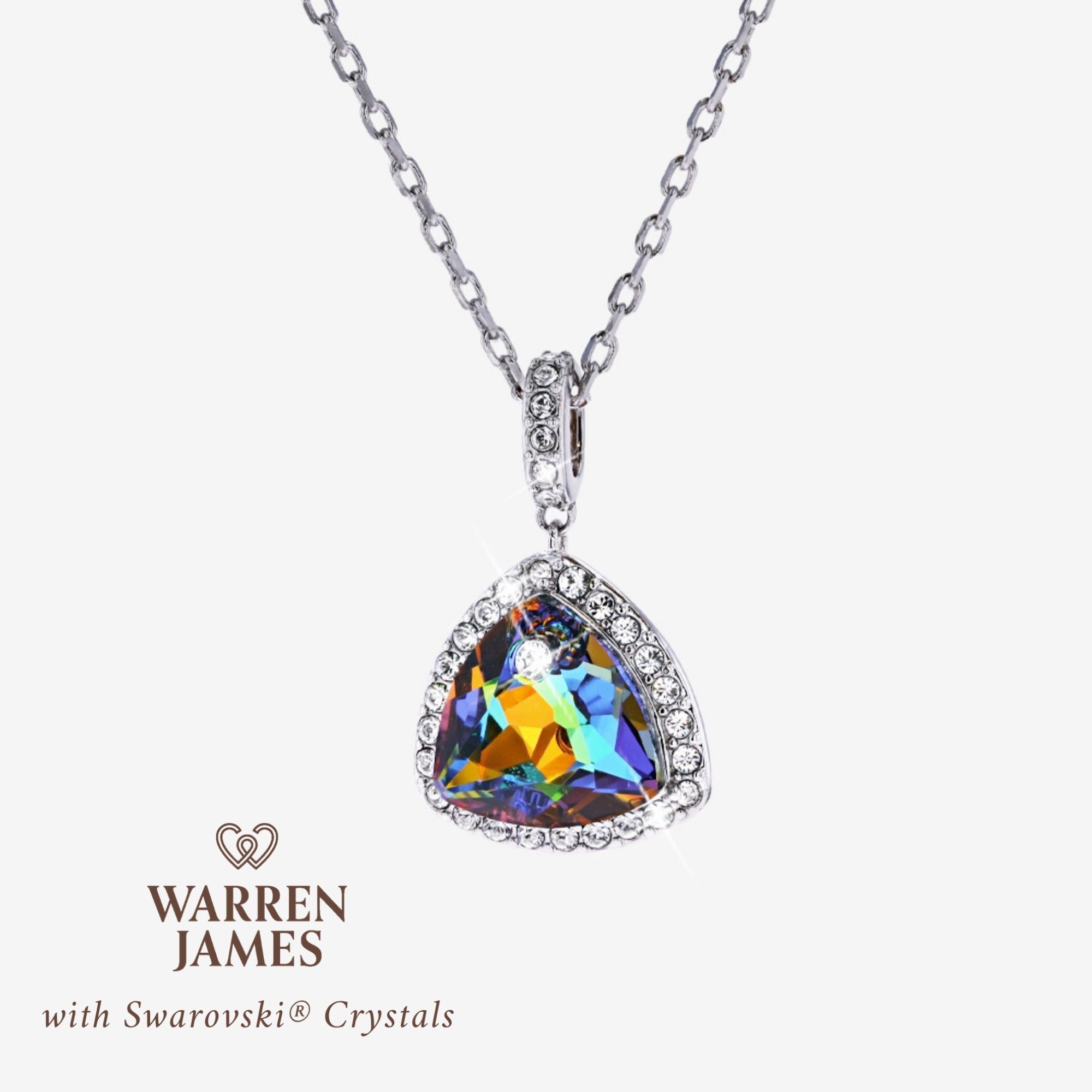 Aurora Trilliant Necklace With Swarovski&reg; Crystals