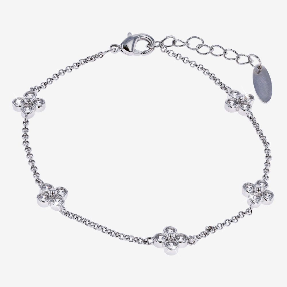 Lucky 4 Leaf Clover Bracelet DiamonFlash&reg;