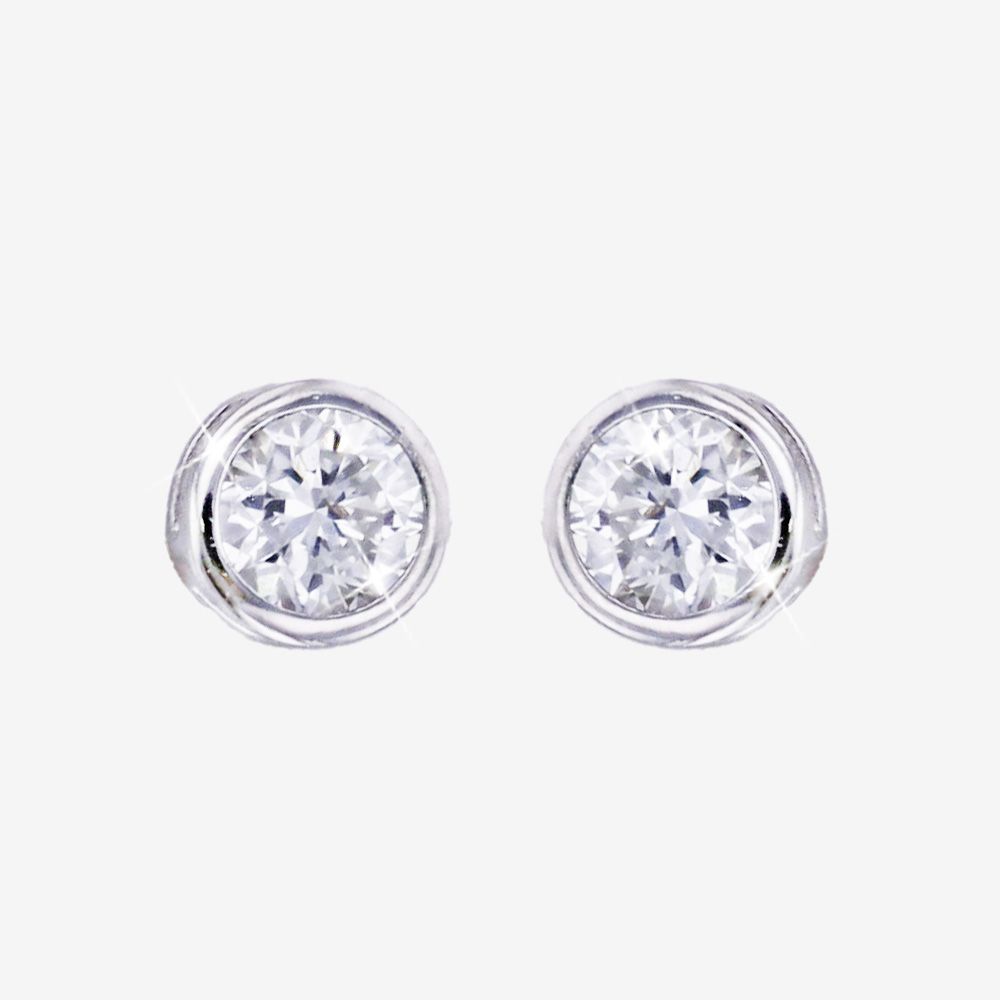 Diamond Lab-Grown Stud Earrings .25ct