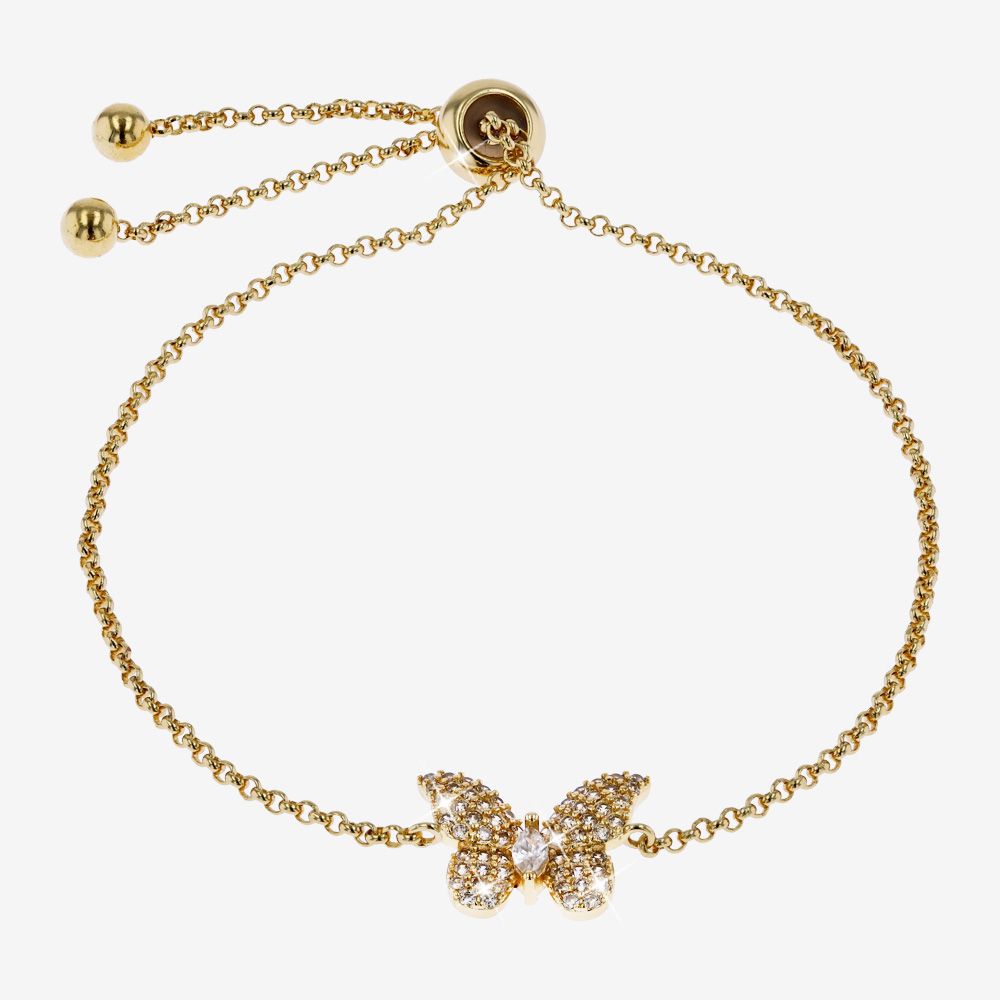 DiamonFlash&reg; Butterfly Friendship Bracelet