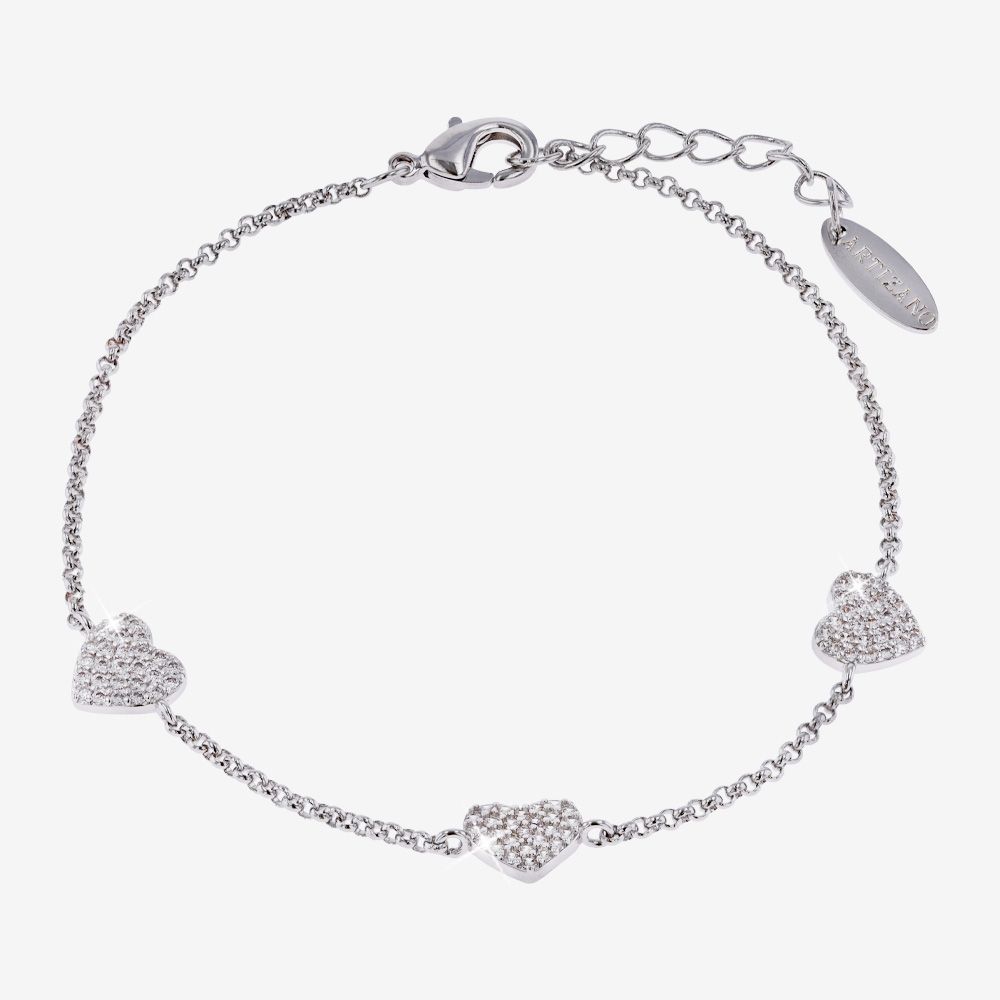 Artizano 3 Heart Bracelet, DiamonFlash&reg;