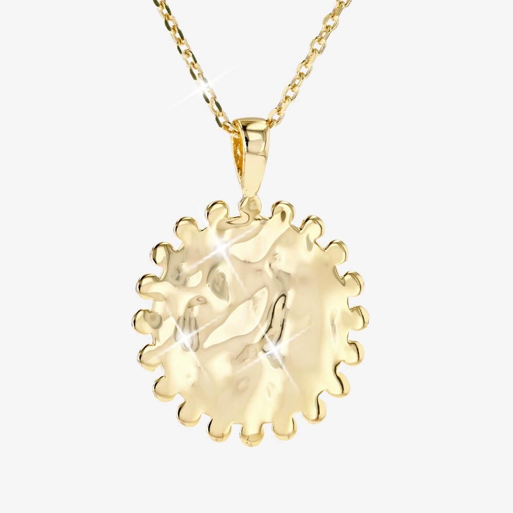 18ct Gold Vermeil on Silver Designer Necklace