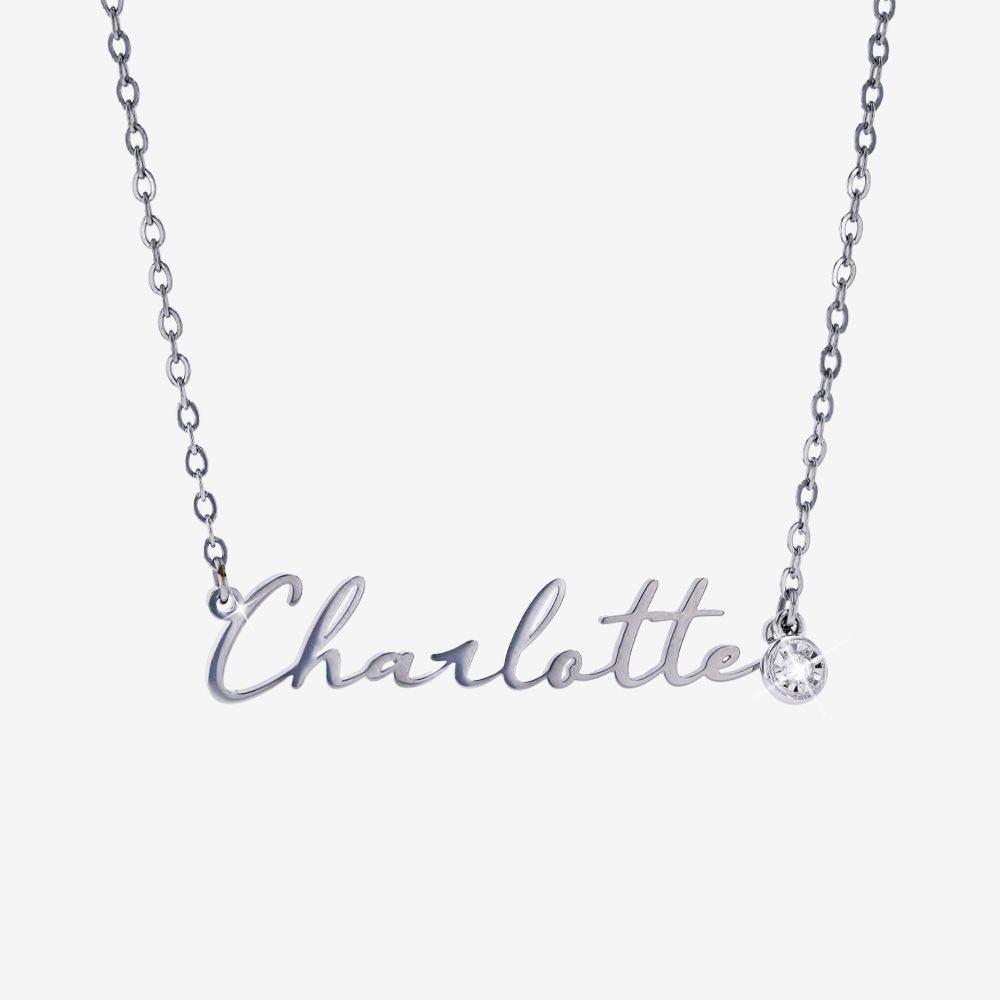 Diamond Lab-Grown Personalised Name Necklace